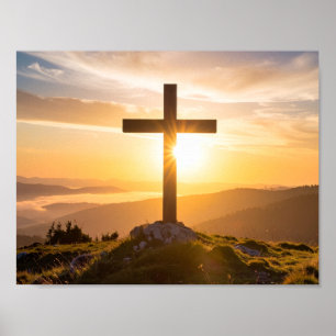 Kors på en kulle poster