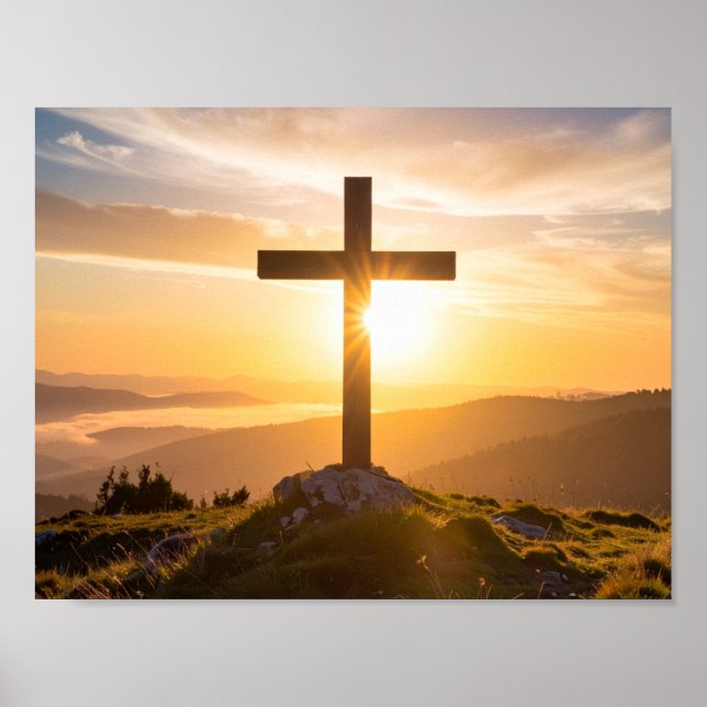 Kors på en kulle poster (Framsidan)