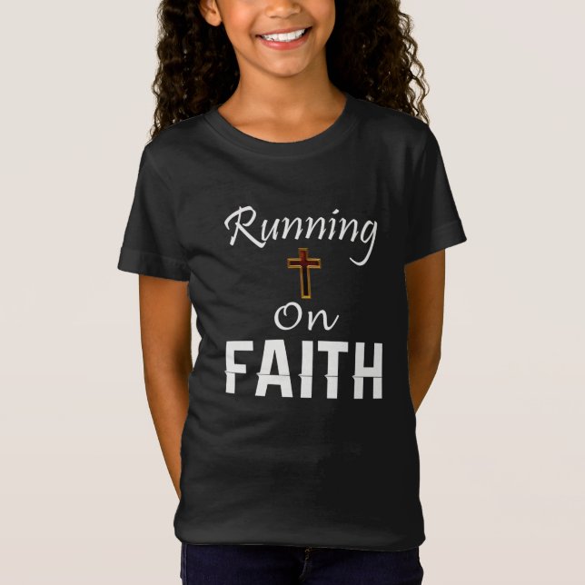 Körs på Faith Springer T Shirt (Framsida)