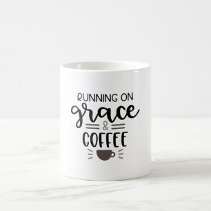 Körs på nåd och kaffe kaffemugg