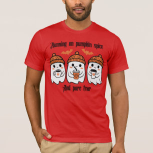 "Körs på Pumpkin Spice and Pure Fear" Halloween T Shirt
