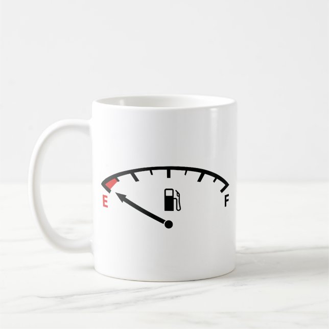 Körs på tom kaffe Mugg (Vänster)