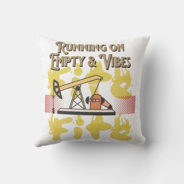 Körs på Tom & Vibes - Funny Aesthetic Throw P Kudde (Baksida)