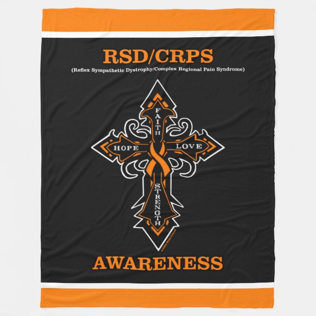 Kors...RSD/CRPS Fleecefilt (Framsidan)