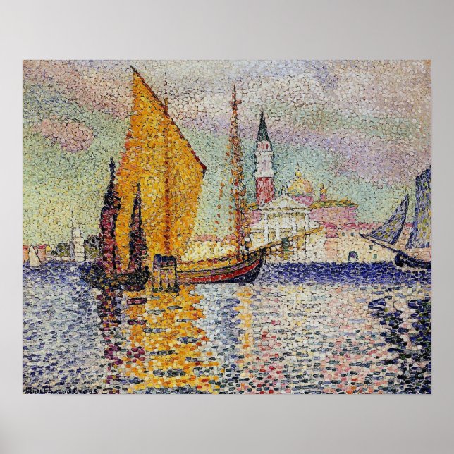 Kors - San Giorgio Maggiore, Venedig, 1903 Poster (Framsidan)