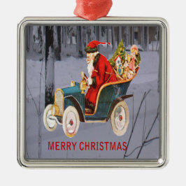 Körs tomten till ditt eget Premium Sq-prydnadsämne Julgransprydnad Metall