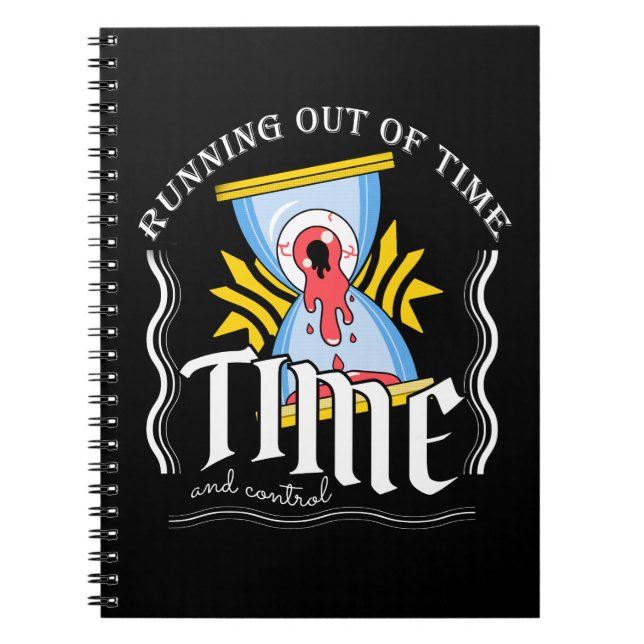 Körs ur tid, illustration av strömmar anteckningsbok (Framsidan)