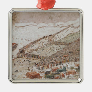 Korsa Berezinaen, November 1812 Julgransprydnad Metall