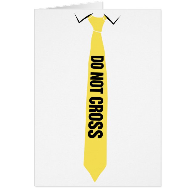 Korsa inte kortet hälsningskort (Framsidan)