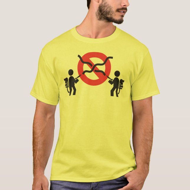 Korsa inte strömmer tee shirt (Framsida)
