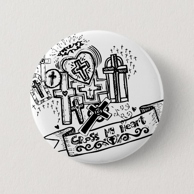 Korsa min hjärta! Knäppasflair.en Knapp (Framsida)