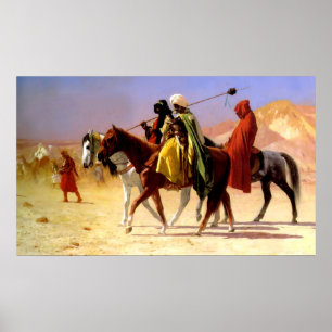 Korsa öknen poster