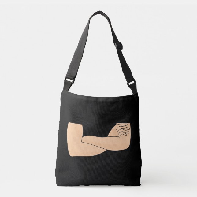 Korsad arm axelväska (Framsida)