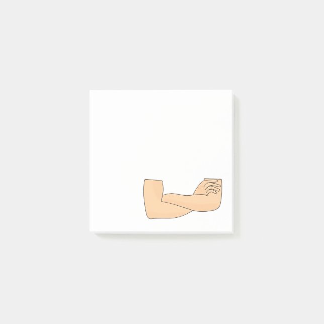 Korsad arm post-it block (Framsida)
