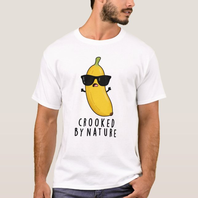 Korsad av Nature Funny Banana Pun T Shirt (Framsida)