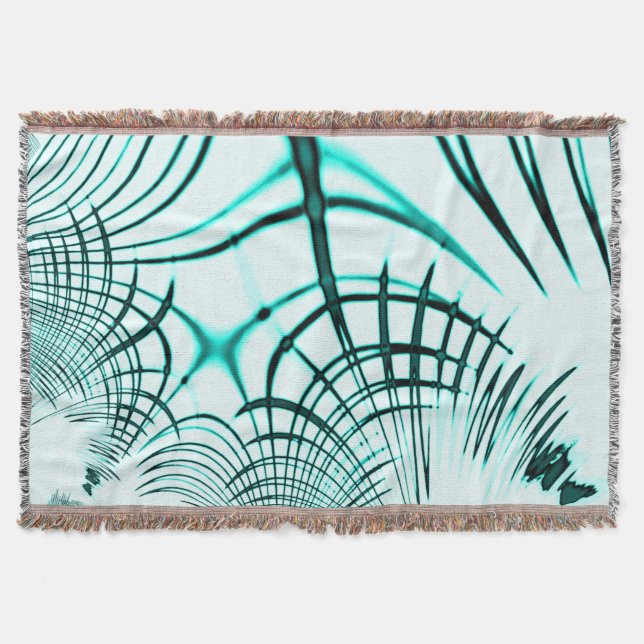 Korsad cyanakakrökt spårning på ljusbakgrund filt (Framsidan)