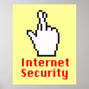 Korsad fingermarkör poster