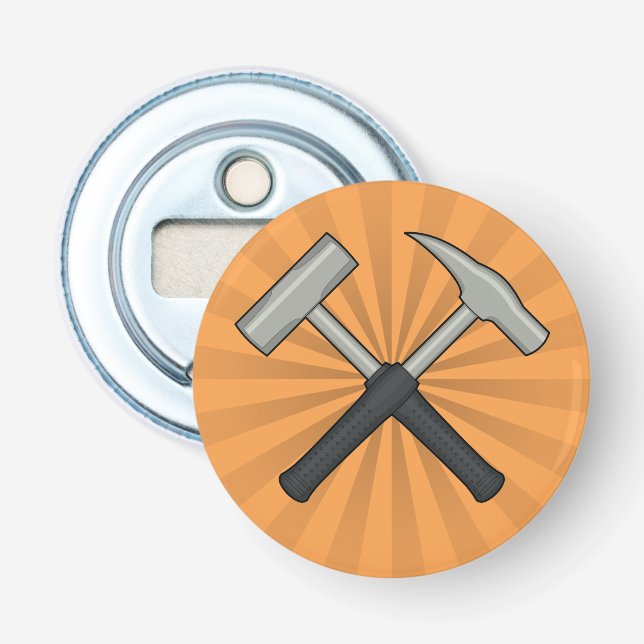 Korsad geologi bultar med Sunburst Flasköppnare (Framsidan)