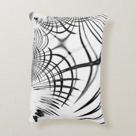 Korsad grått linjer påminner oss om teckning i klo prydnadskudde