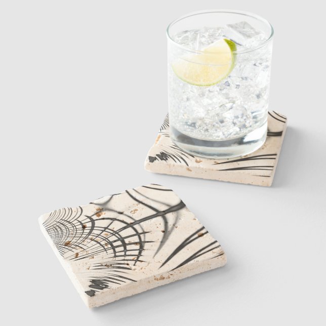 Korsad grått linjer påminner oss om teckning i klo stenunderlägg (Sidan)