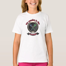 Korsad Lacrosse Sticks Boll Passion Sport Game T Shirt