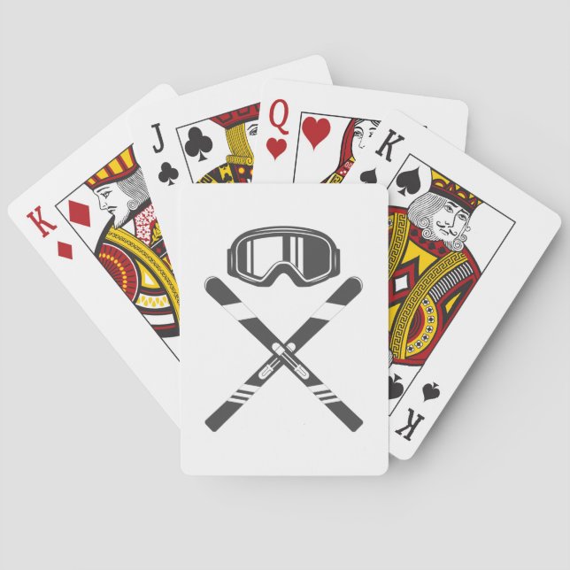 Korsad skal casinokort (Baksidan)