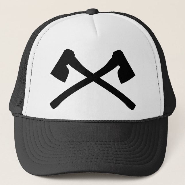 korsad symbol för ax yxa keps (Framsida)