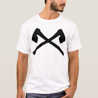 korsad symbol för ax yxa