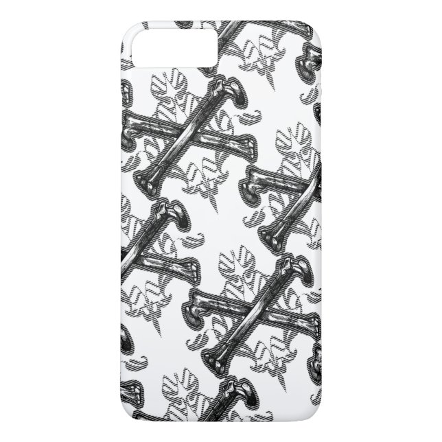 Korsade benfiligree Case-Mate iPhone skal (Baksida)