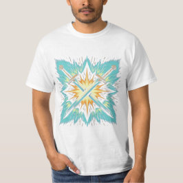 Korsade Fantasy Pilar med Glödande Energi – Dynami T Shirt