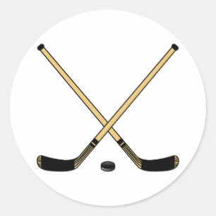 Korsade fästpunkter runt klistermärke