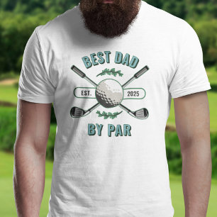 Korsade Golf-Klubbar och Golf Boll Best Pappa per T Shirt