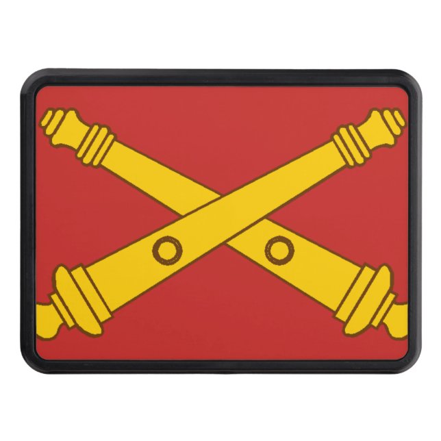 Korsade kanoner för fält artilleri dragkroksskydd (Framsidan)