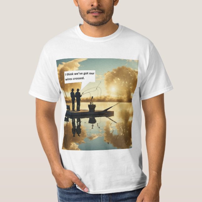 Korsade ledningar t shirt (Framsida)