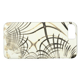 Korsade nöt-bruna kurvspår, ljusbakgrund