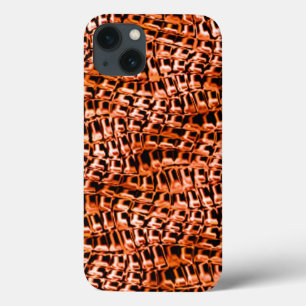 Korsade och vågigt koralljute, orange och rött