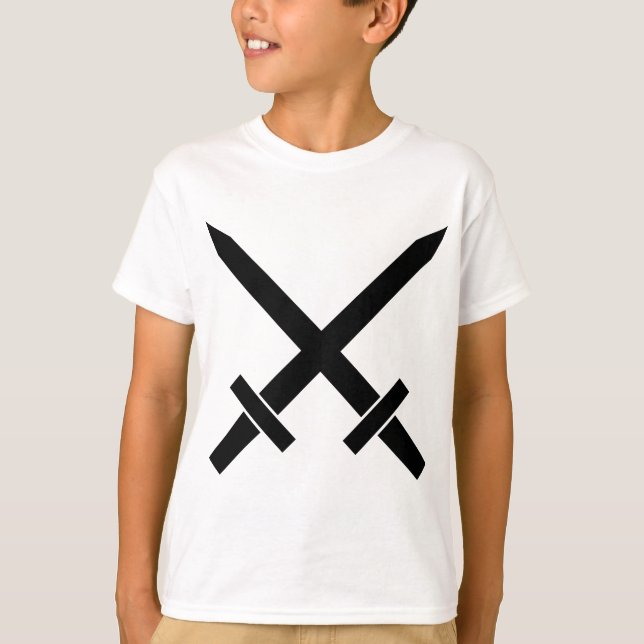 Korsade ord tee shirt (Framsida)