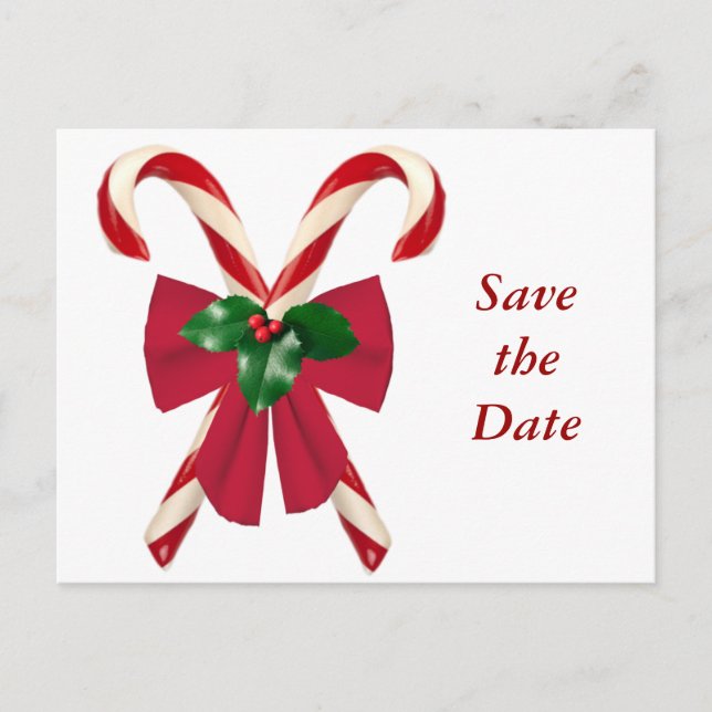 Korsade Polkagrisar med vykort (Framsida)