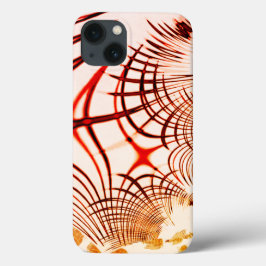 Korsade röda bruna kurvspår, åldras, effekt