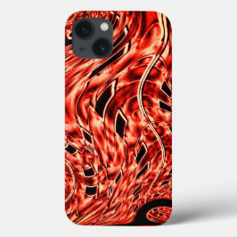 Korsade rutor speglade i korallbilden