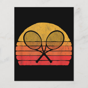 Korsade tennis Racquets Retro 80-tal Sol Vintage G