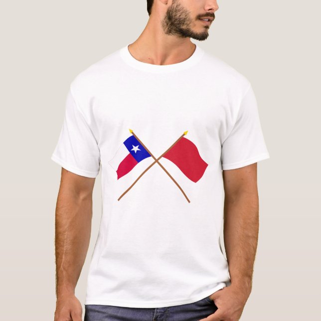 Korsade Texas och Alabama röd Roversflaggor Tröja (Framsida)