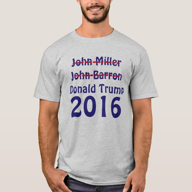 Korsade ut John mjölnare och John Barron 2016 Tee Shirt (Framsida)