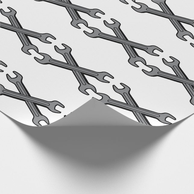 Korsade Wrenches Presentpapper (Hörn)