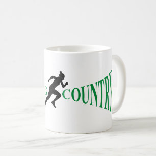Korsande land kaffemugg