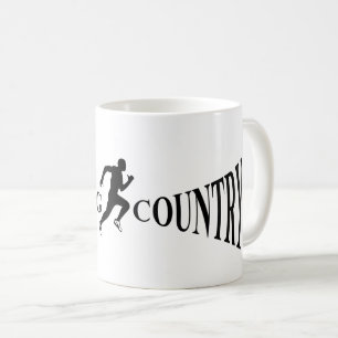 Korsande land kaffemugg
