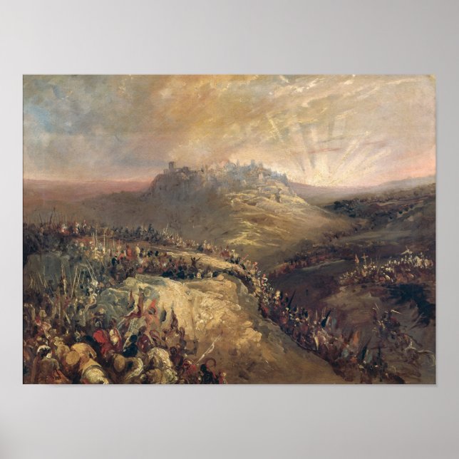 Korsarna före Jerusalem Poster (Framsidan)