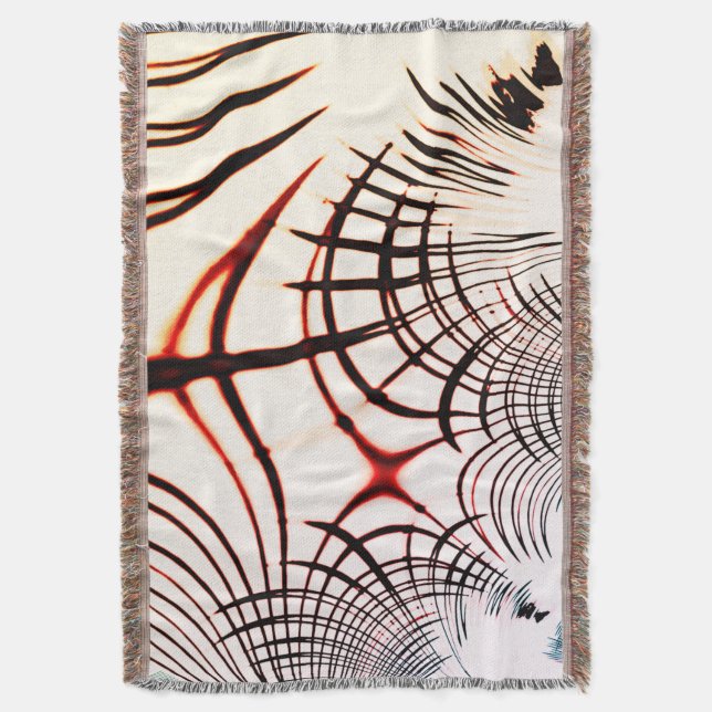 Korsat linjer av varierat färg i ljusbakgrund filt (Framsidan Vertikal)