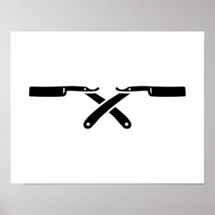 Korsat raka rakkniven poster
