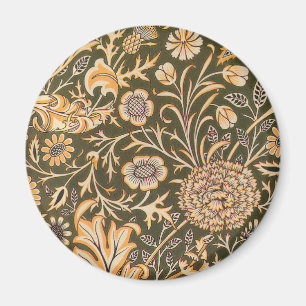 körsbädeformering av william morris tapet magnet